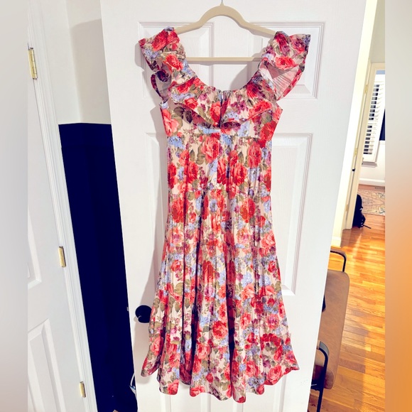 Tuckernuck Exclusive* Beulah Women's Rita Floral Midi Dress - Size S - Picture 4 of 6